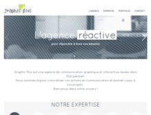 Tablet Screenshot of graphicplus.fr